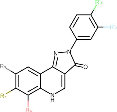 Structure-Guided Computational Methods Predict Multiple Distinct Binding Modes for Pyrazoloquinolinones in GABAA Receptors